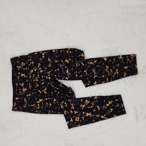 Sweaty Betty The Zero Gravity Black Leopard Print Leggings | Women's Size Small